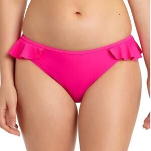 California Waves Ruffle Hipster Bikini Swim Bottom
